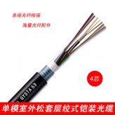 GYTA4芯單模室外層絞式鎧裝光纖光纜紹興